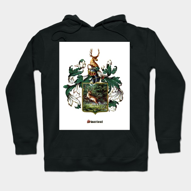 Swartout Family Coat of Arms and Crest Hoodie by Swartwout